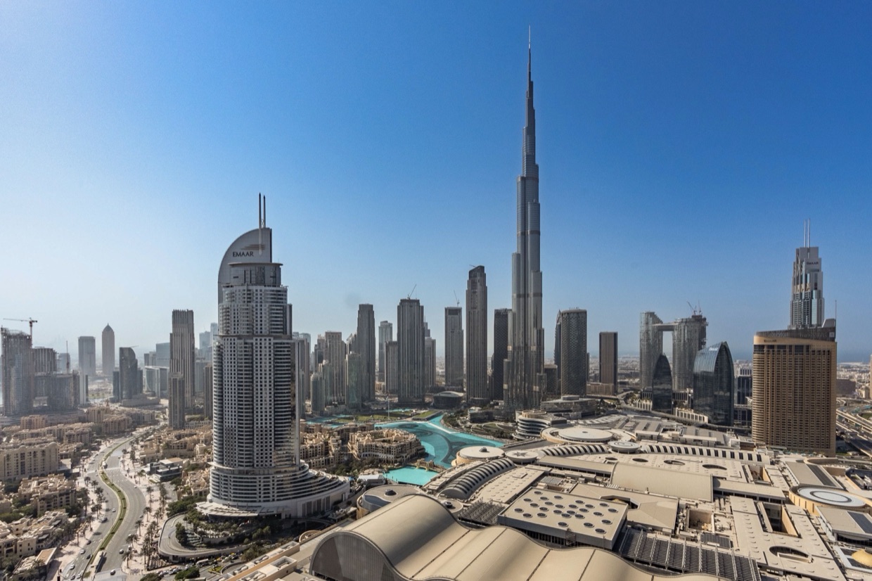 Dubai skyline, United Arab Emirates
